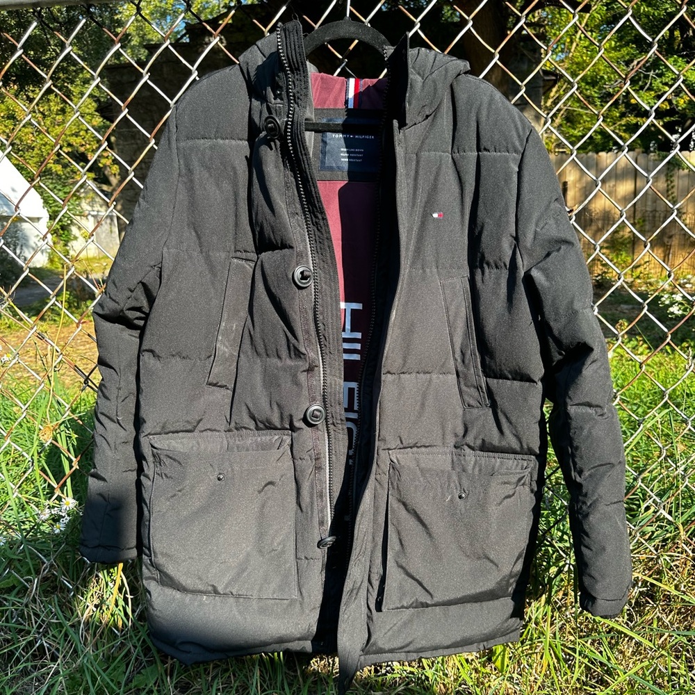 Men’s Tommy Hilfiger Black Winter Puffer Coat